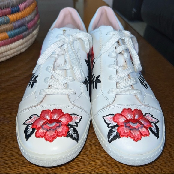 Kate Spade New York Everhart Flower Embroidery Sneakers - Sz 8.5M NWOB - Picture 3 of 11